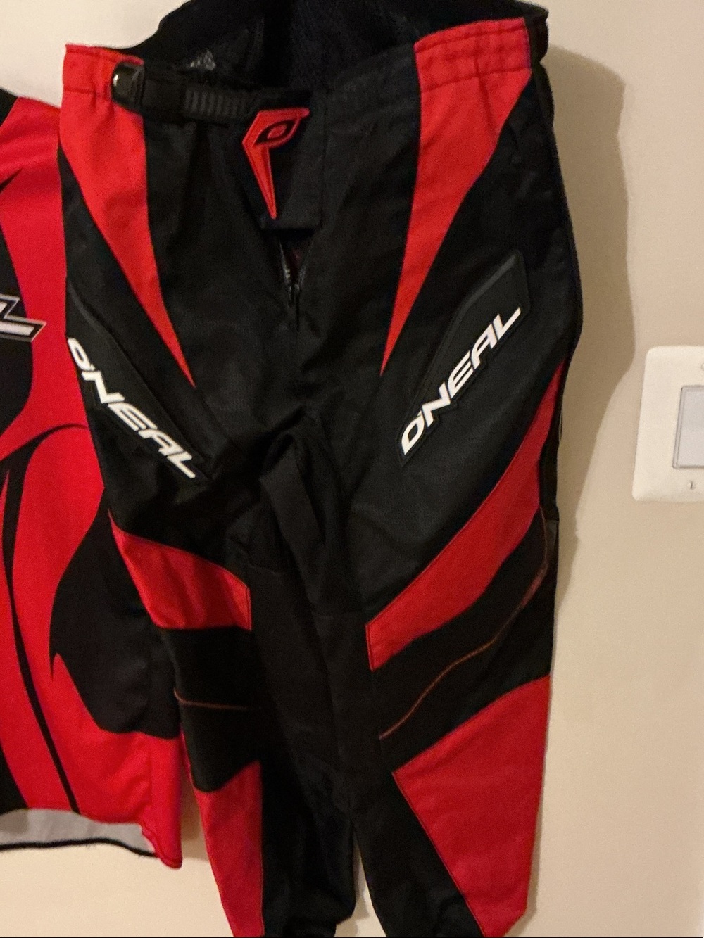 O'Neill Kids Red and Black Motocross Jersey & Pants Set - Picture 3 of 5